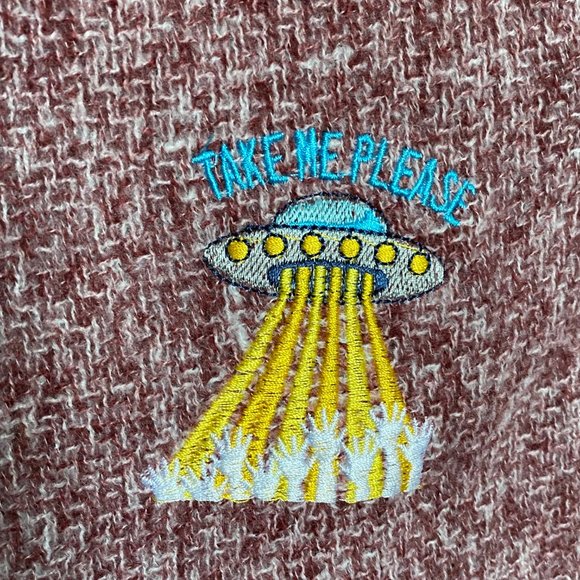 "Take Me Please" UFO Blanket Scarf - Picture 3 of 3